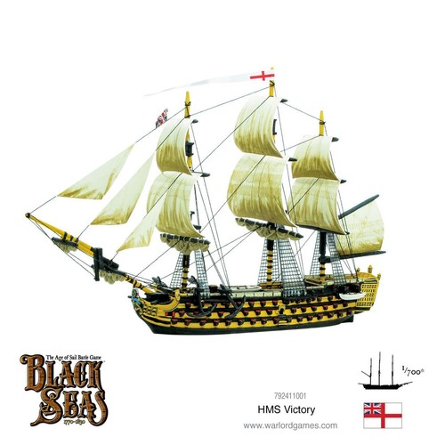 Warlord Games Black Seas HMS Victory 1770 - 1830 Sails ship Royal Navy Britain - Bild 3 von 6