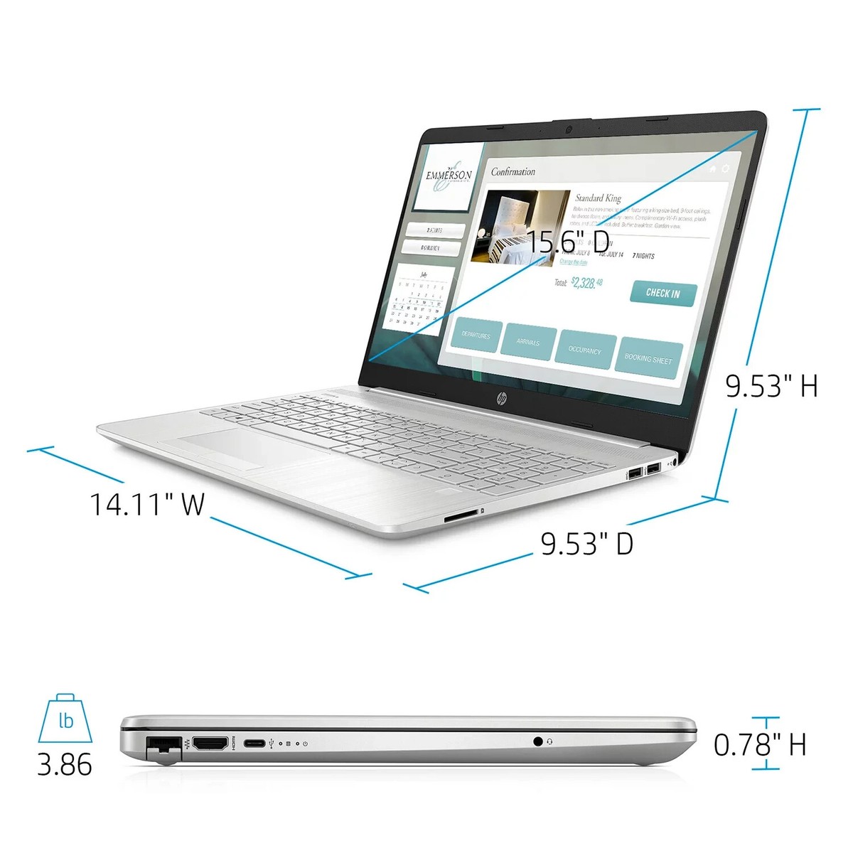 HP Laptop 15-dw3058cl 15.6