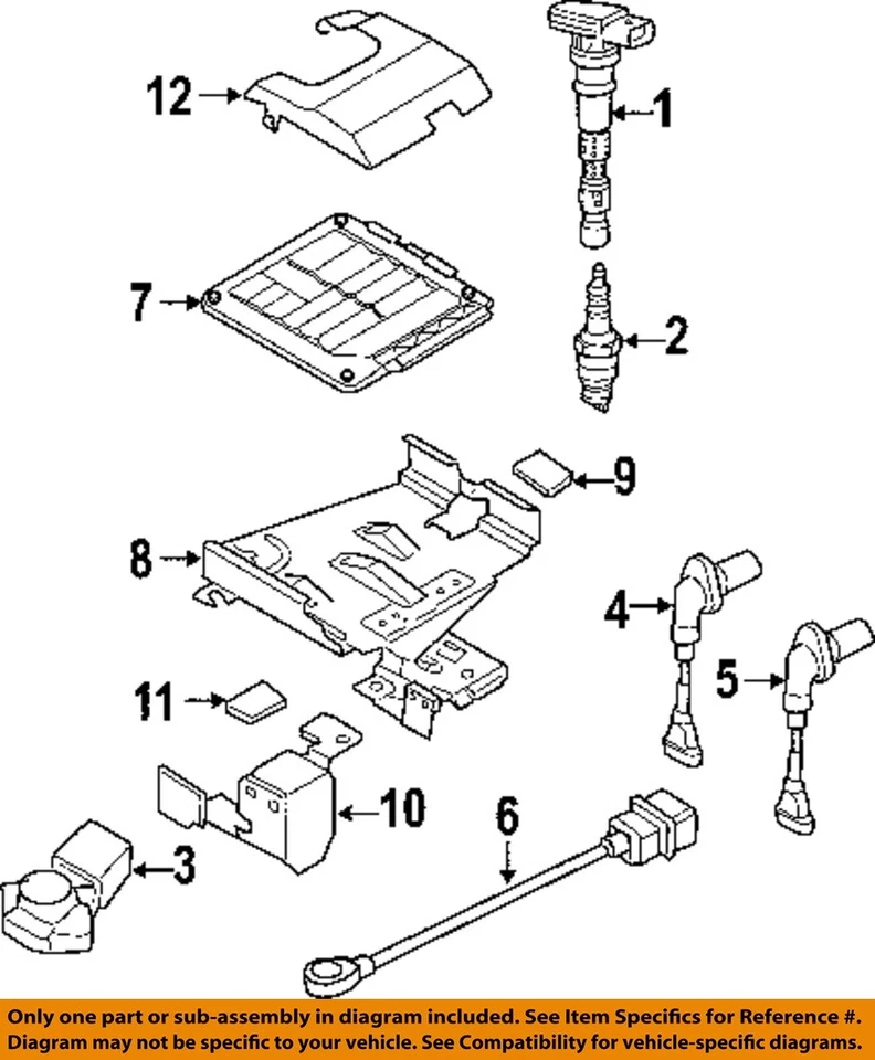 Used Engine Control Module (ECM) fits: 2009 Volkswagen Jetta Electronic Control - Image 3 of 4