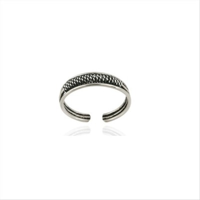 925 Sterling Silver Twisted Bali-Inspired Toe Ring | eBay Australia