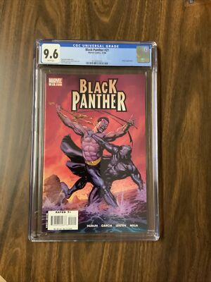 Black Panther #21 CGC 9.6 WHITE PAGES Namur Vs Black Panther Wakanda Forever