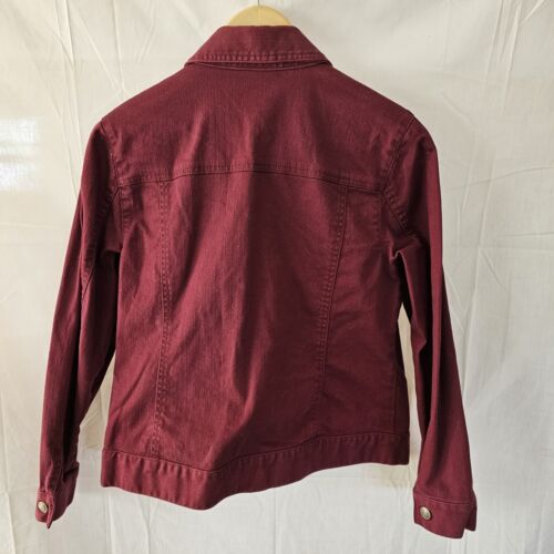 Appleseed Womens Jacket Cranberry Burgundy Size PM - Picture 4 of 4