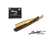 Stylish Barber beard Shaving Razor Straight Edge Fold Knife Cutthroat+100 Blades