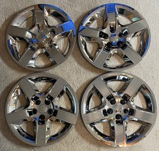 New 17 Chrome Set Of 4 Pontiac G6 07-10 Malibu 08-12 Wheel Covers Hub Caps New 17 Chrome Set Of 4 Pontiac G6 07-10 Malibu 08-12 Wheel Covers Hub Caps