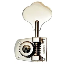 NEW (1) Hipshot HB7 SINGLE KEY Upgrade for Fender MIM Bass TREBLE SIDE - NICKEL