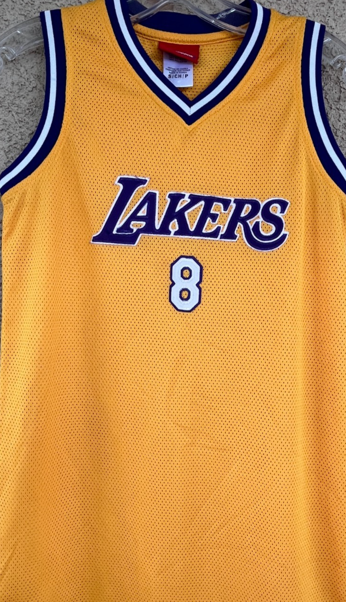 Vintage Reebok Los Angeles Lakers Kobe Bryant #8 Sewn Jersey Dress