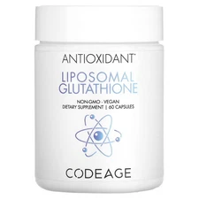 2 X CodeAge, Antioxidant, Lipsomal Glutathione, 60 Capsules