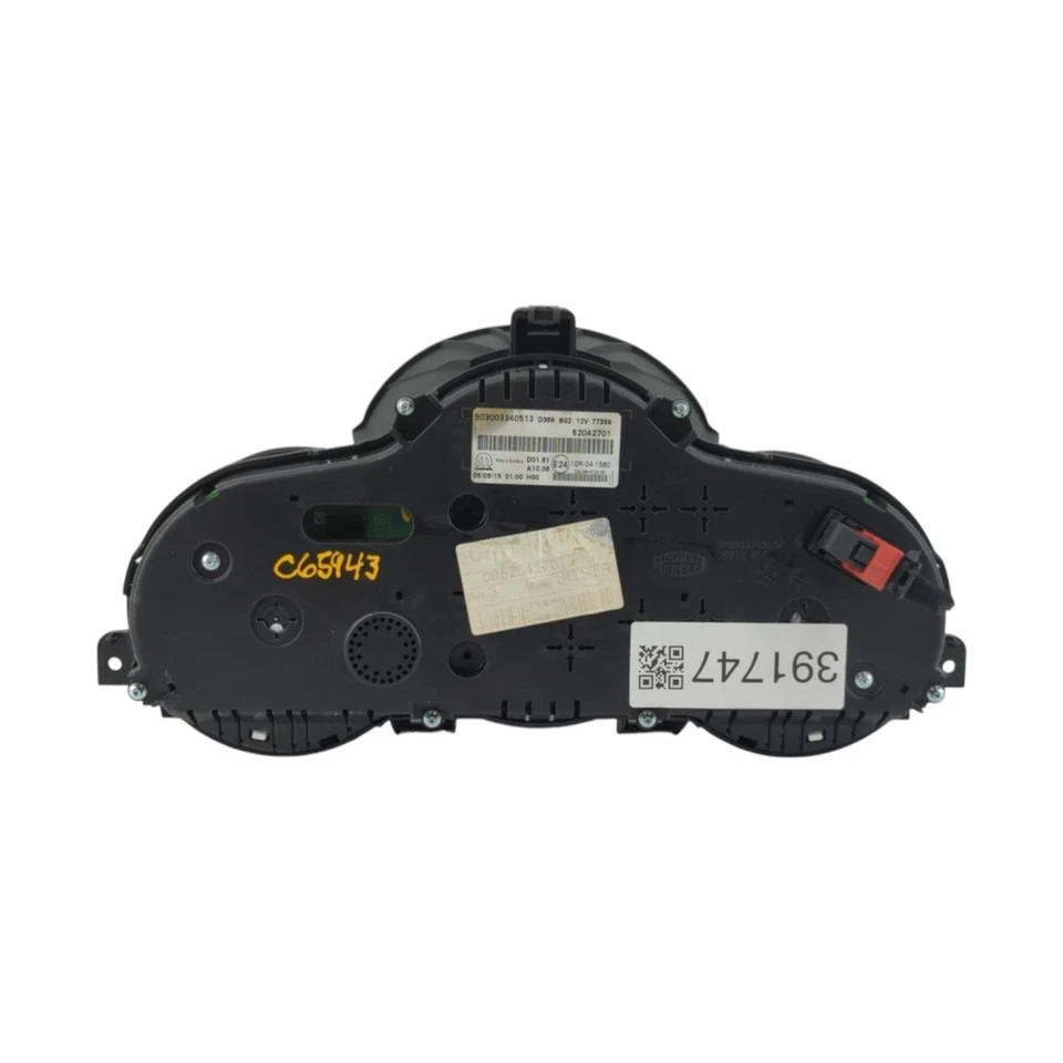 2016 Fiat 500 Speedometer Instrument Cluster Gauges OEM - Image 4 of 4