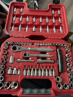 Sears Craftsman Nos Huge 80pc Max Axess Socket Set In Box 32820 Rare