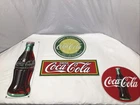 Lot Of 4 Vintage Metal Coca-Cola Advertising Signs Ande Rooney