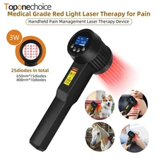 3W High Power Laser Therapy 650nm*15+808nm*10 Red Light Laser Therapy for Horses