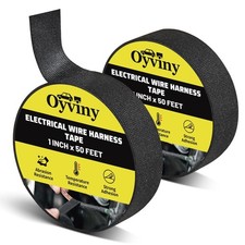 2 Rolls Wire Harness Cloth Tape 1 Inch x 50 Feet Automotive Electrical