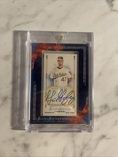 2011 Topps Allen & Ginter's - Framed Mini Autographs Gio Gonzalez #AGA-GG (AU)