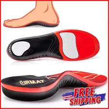 HIGH ARCH SUPPORT INSOLES Work Boot Men Women Flat Feet Pain Relief Shoe Inserts