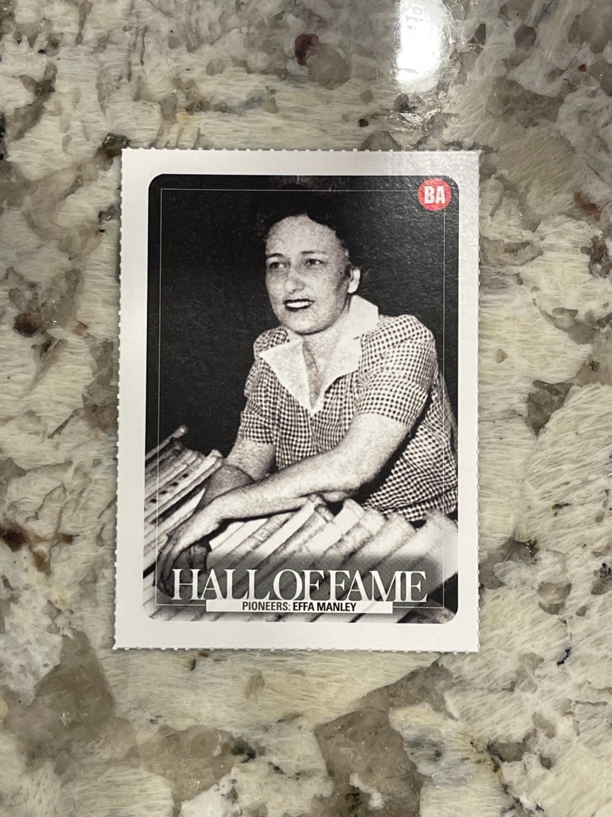 2025 Baseball America HOF Commemorative Effa Manley HOF-8