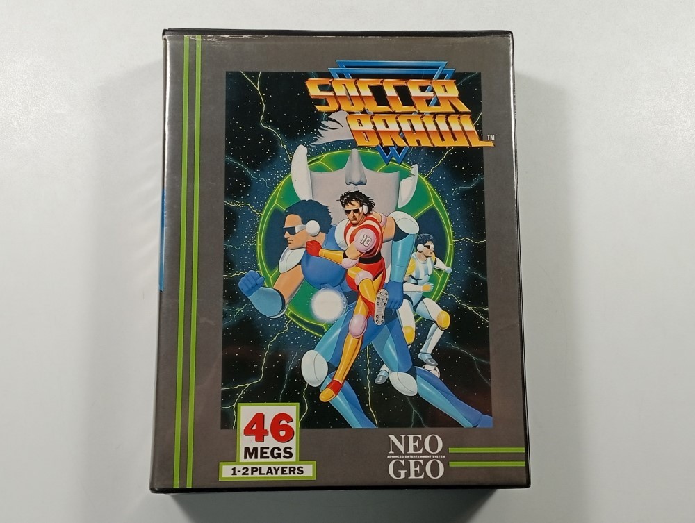 SOCCER BRAWL NEO-GEO AES USA (COMPLETE - BOX DAMAGED)