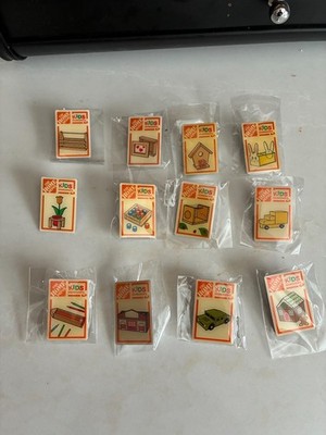 Home Depot Kid's Workshop Pins for 2017. New. Combined shipping. Some Only $1.00