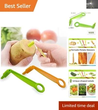 Versatile Spiral Knife Slicer Set - Colorful Manual Cutter for Healthy Meals!