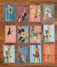 Lot of 12 1943 Hot Cha Girls Mutoscope 1940s vintage Moran