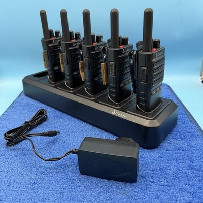 Cobra PX650-BCH6 5-Pack Professional Business 2 Way FRS Walkie Talkie Radios