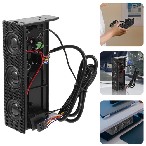 Front Panel Black PC Front Panel Speakers Stereo Surround Computer Case - 第 12/12 張圖片