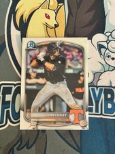 Dean Curley Image Variation (Tennessee) 1st Bowman Chrome Cleveland Guardians SP