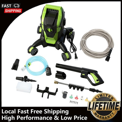 #ad Max 2500 PSI Pressure Washer 110V Electric Power Washer with 52FT Hosenozzle US $125.99