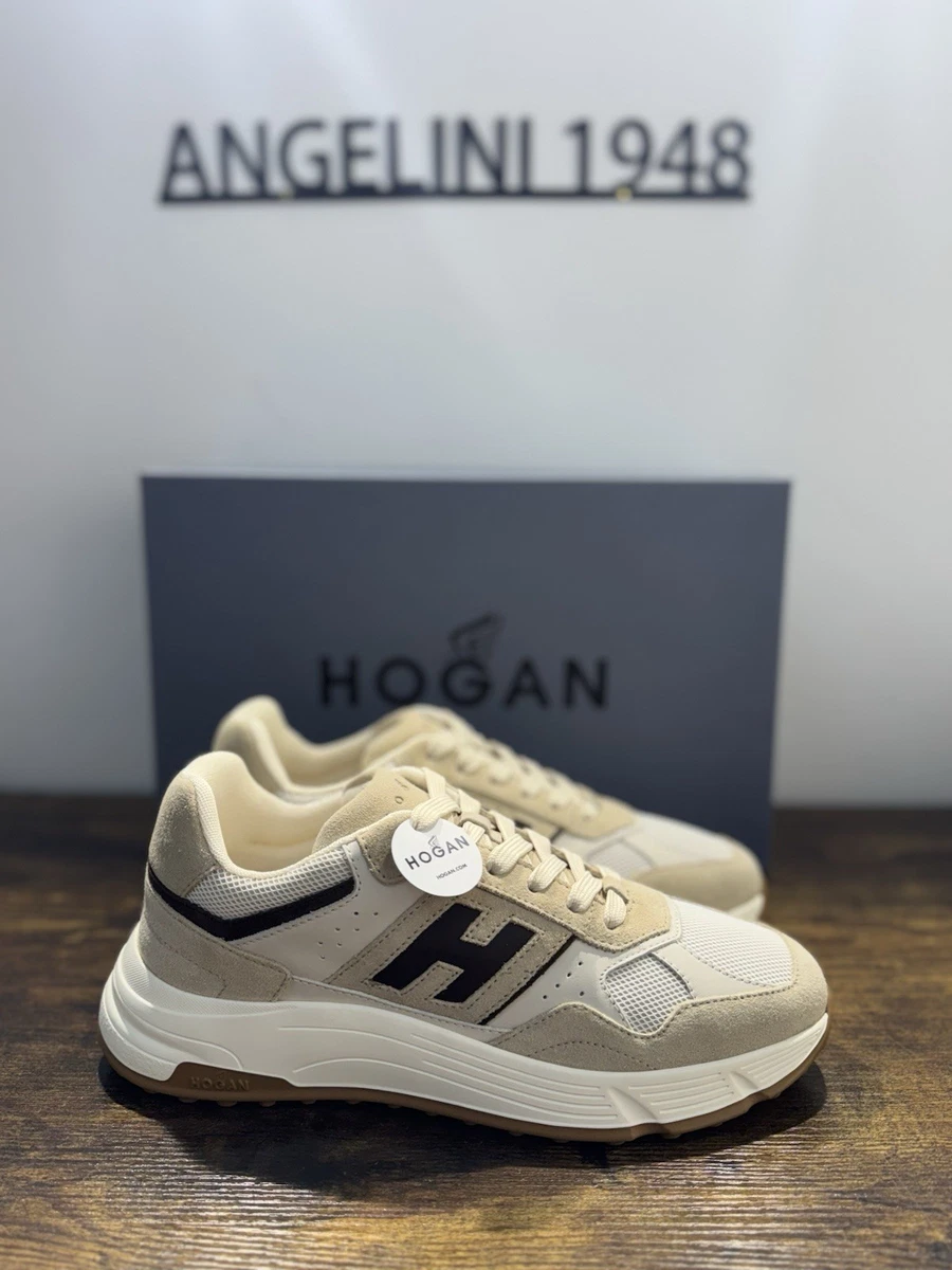 Baskets Hogan Montantes - Taille 44.5 EU (10.5 UK) - Gris Et Noir - Neuf Dans Sa Boîte