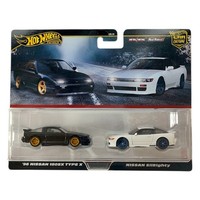 Hot Wheels JBK96 Premium Car Culture 2Er Pack 96 Nissan 180SX & Nissan Sileighty