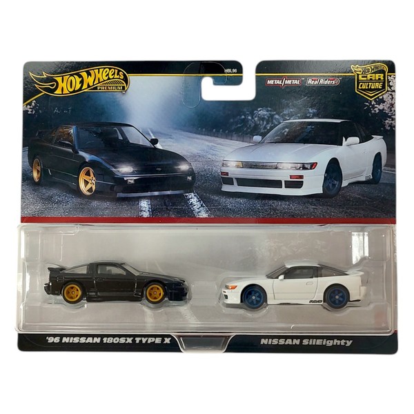 Hot Wheels JBK96 Premium Car Culture 2Er Pack 96 Nissan 180SX & Nissan Sileighty-image