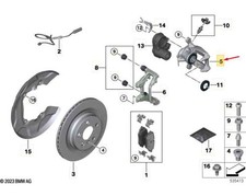MINI COOPER J01 Bremssattel hinten rechts 34208848846 NEU ORIGINAL