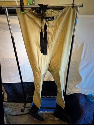 Simms Fishing Waders Gore-Tex with Integrated Stockingfoot Boots Size Long