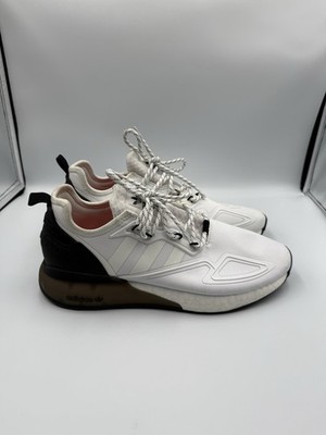 Adidas Zx 2k Boost Ftwr White Core Black Running Indie Men's Shoes S42834 10.5