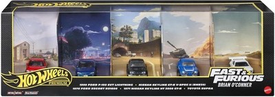 Hot Wheels Premium Fast & Furious Brian O Conner 5er Set OVP
