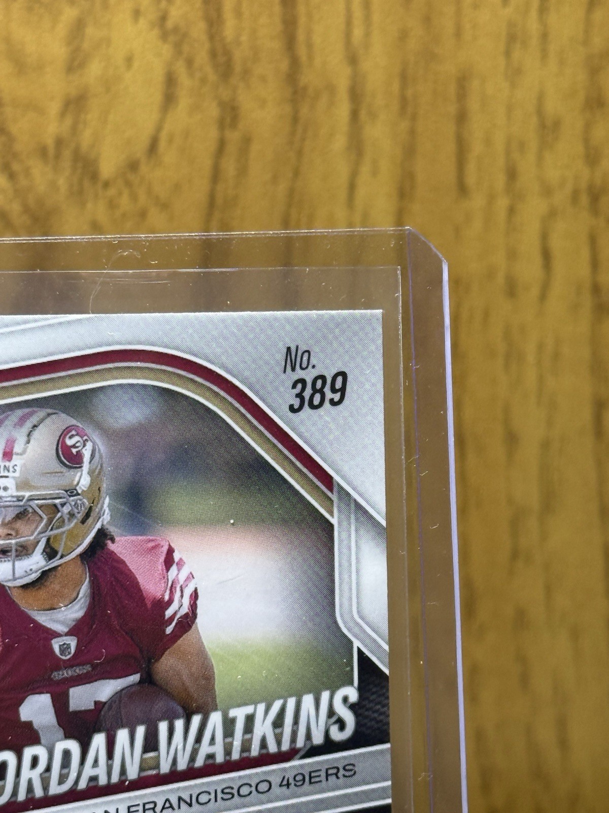 2025 Prizm Football No Huddle Jordan Watkins RC SSP Gold Disco Auto /10 49ers view 10