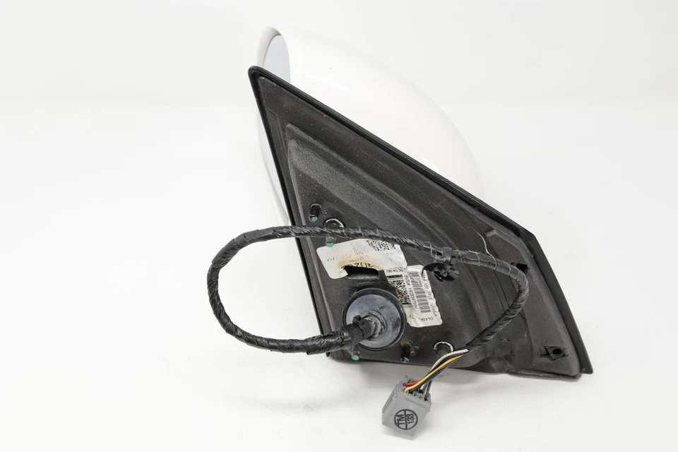 Espejo retrovisor lateral del conductor Buick Enclave 2008-2012 plegable eléctrico OEM blanco 25867090 Foto 2 de 4