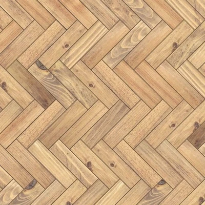 Dolls House Parquet Floor Sheet Gloss Card Light Oak Miniature 1:12 Flooring - Image 1 of 4