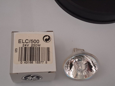GE LIGHTING ELC/500 24 V, 250 W Halogen Photo Reflektor Lampe Restposten