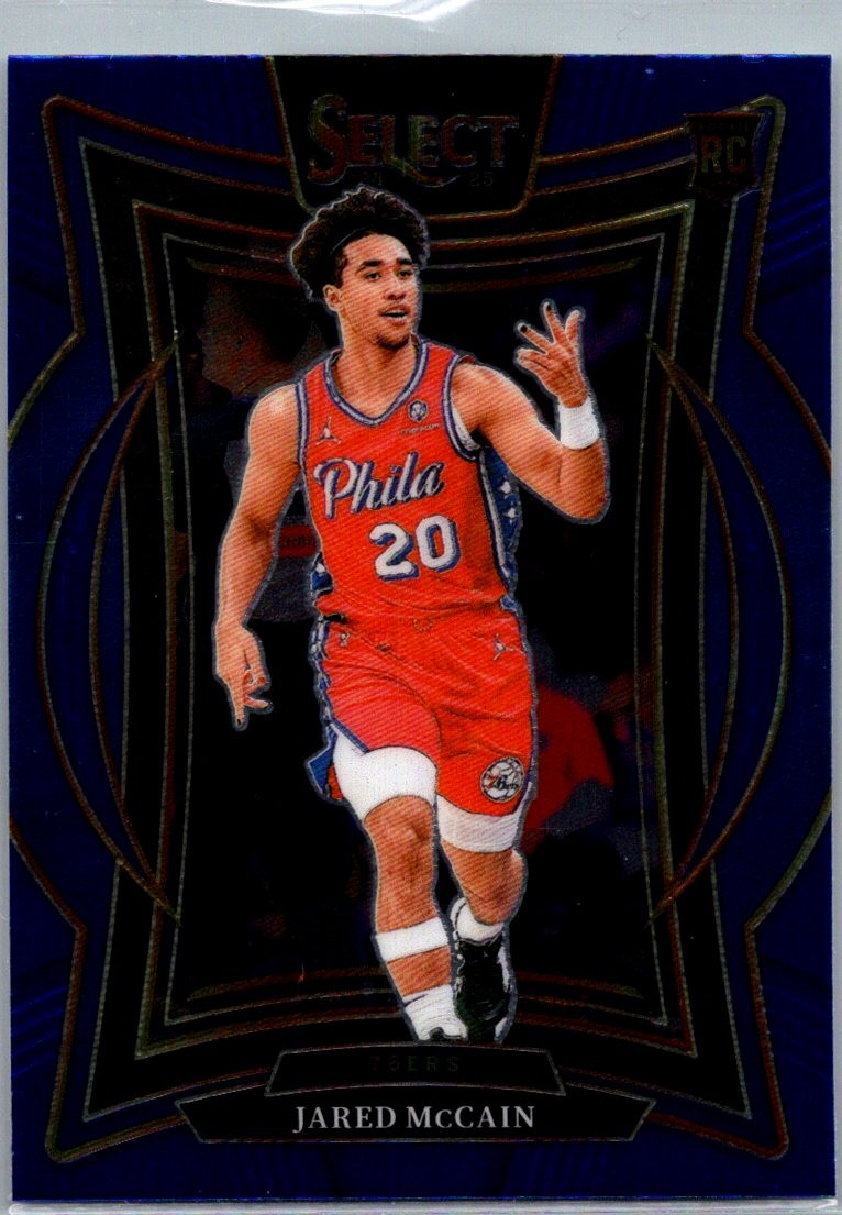 2024-25 Panini Select #82 Jared McCain Blue (Retail)