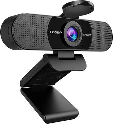 EMEET C960 Full HD 1080P Webcam Dual Mikrofon Objektivabdeckung 90° Weitwinkel A