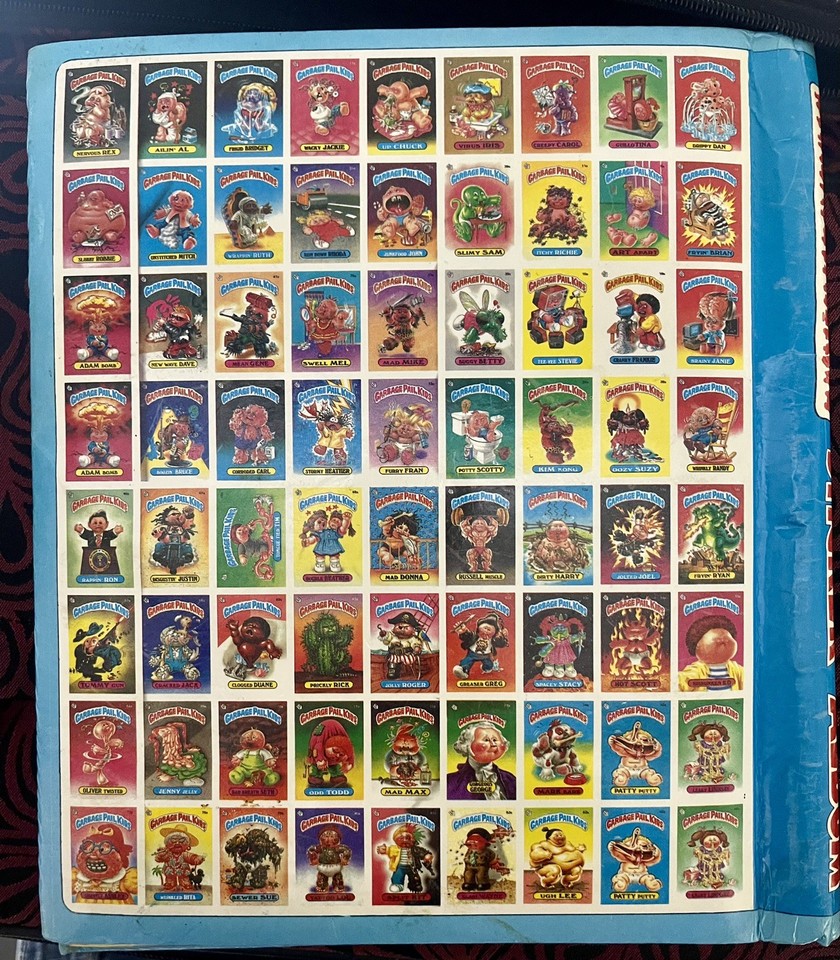 Vintage Garbage Pail Kids 1985 Sticker Album with 93 Stickers | eBay