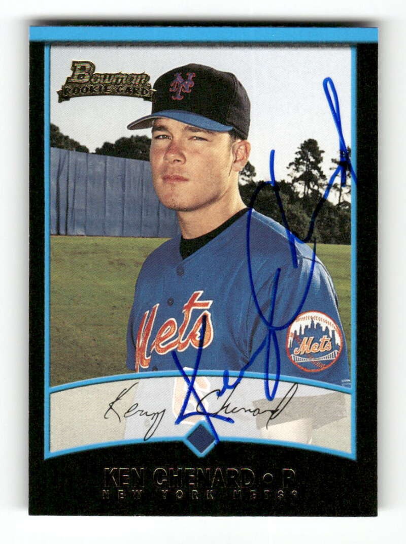 2001 Bowman 357 Ken Chenard signed auto autograph  BXCP62