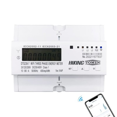Digital Energy Meter Wifi Bidirectional Timer Power Consumption Monitor 220V