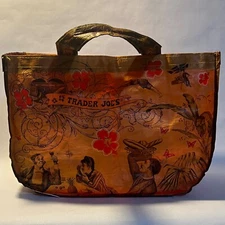 VINTAGE Trader Joe's Tote Shopping Bag "Sailing the Culinary Seas" [SUPER RARE]