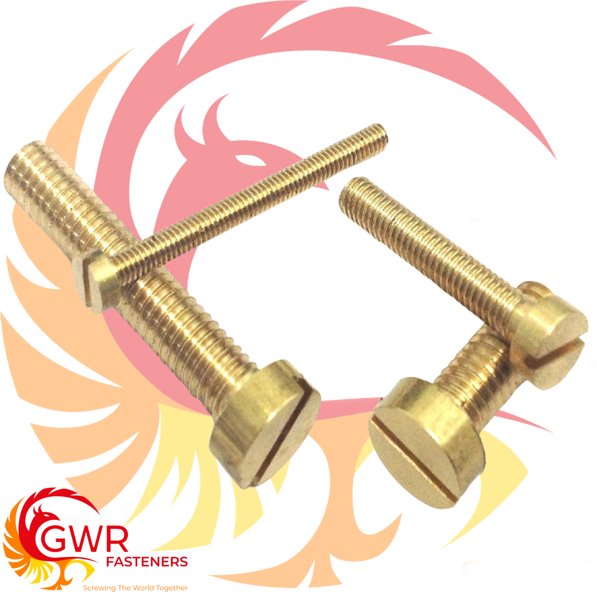 1/4 BSF Slotted Cheese Head Screws - 303 Stainless Steel - Various Lengths