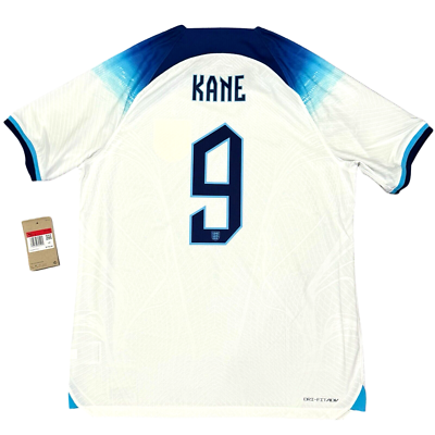 2022/23 England Authentic Home Jersey #9 KANE Large Player Issue