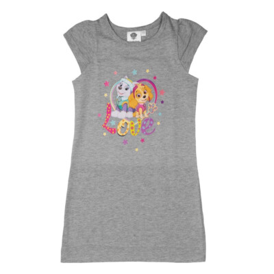 Paw Patrol KLEID 98/104 110/116 122/128 Mädchen Skye und Everest Nachthemd