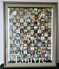 1993 Musee Du Louvre RARE FRENCH  Poster Framed, Marquette P.-L. Hardy