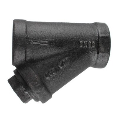 WATTS 77SI Y Strainer 1-1/4'' NPT Cast Iron 250-SWP / 400-WOG / 20-Mesh Screen
