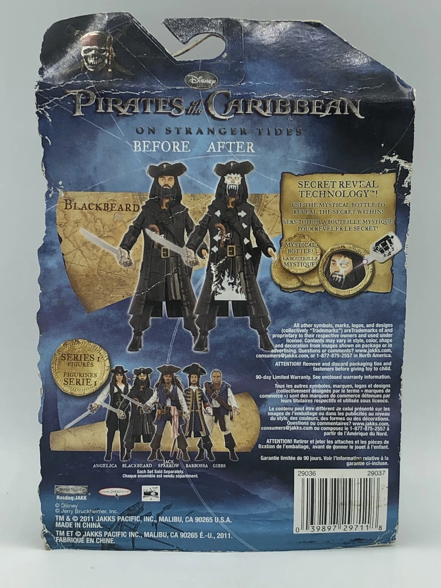 日本製 Pirates Of The Caribbean Basic Figure Wave #1 Blackbeard